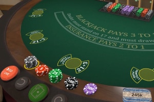 First person blackjack