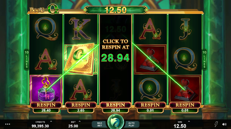 Book of Oz Slot Game