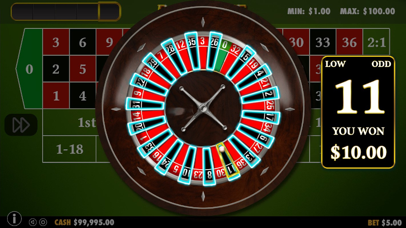 Online Roulette Table