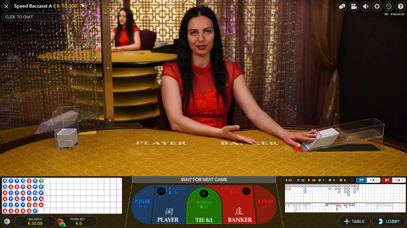 Live Dealer Speed Baccarat