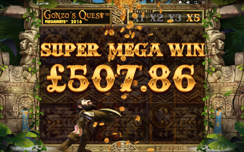 Gonzo's Quest Super Mega Win