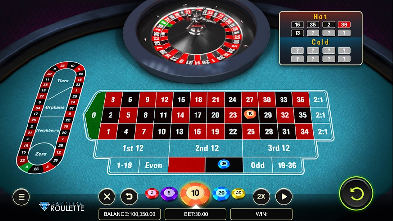 Sapphire Roulette Table