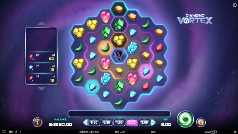 Diamond Vortex Gameplay