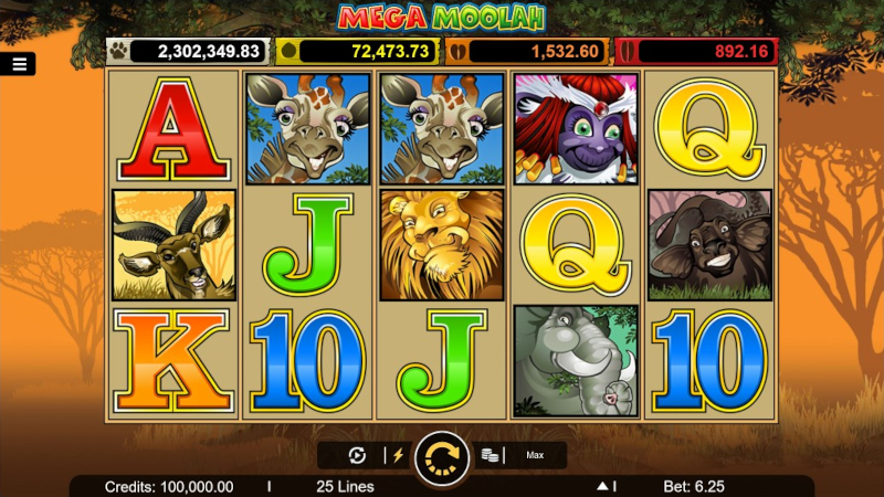 Mega Moolah Gameplay