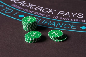 Sky Casino Blackjack Table