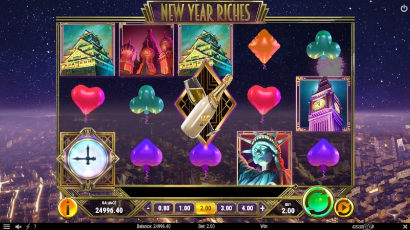 New Year Riches gameplay