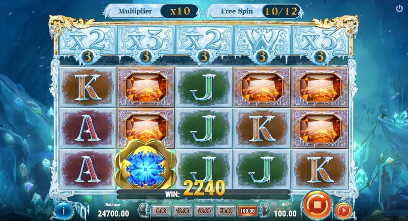 Frozen Gems free spins