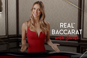 Real Baccarat with Sarati game logo