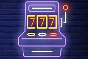 slot machine neon