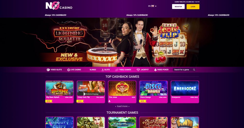 no bonus casino casino screenshot