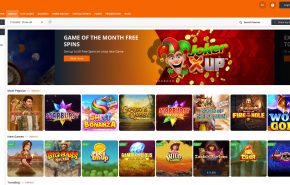 Betsson casino screenshot