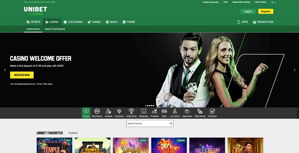 unibet casino screenshot